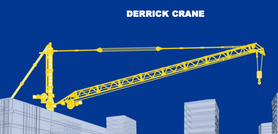 4000kg Derrick Tower Crane 18.6m Radium Derricks Construction